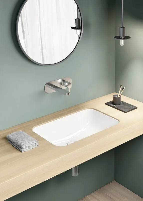 Раковина GSI Pura 50x35, встраиваемая снизу Sancos — официальный сайт