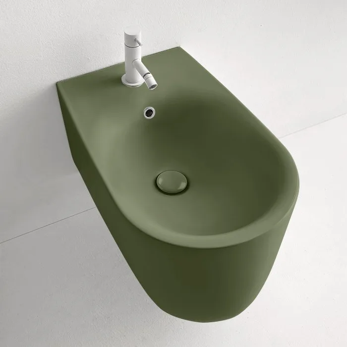 Биде подвесное Kerasan Nolita 532511*1 verde muschio Sancos — официальный сайт