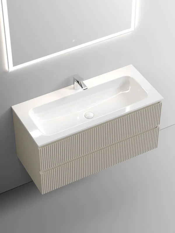 Тумба под раковину Sancos Snob T 100 подвесная Beige soft (капучино), SNT100CE Sancos — официальный сайт