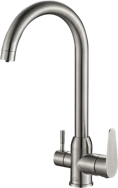 Смеситель для кухни Steel Hammer SH 723 INOX Sancos — Оригинал