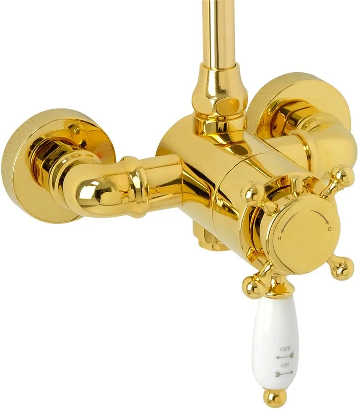 Душевая стойка Migliore King 31800, золото Sancos — официальный сайт