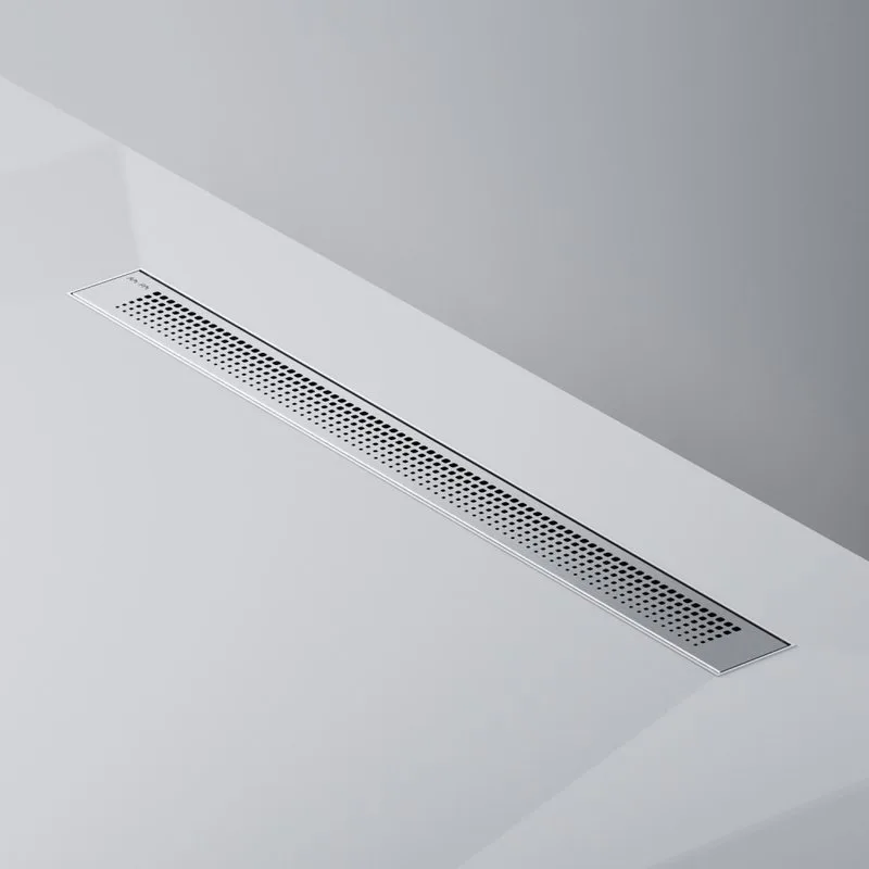 Душевой трап (лоток) AM.PM PrimeFlow Cut Gradient 80 см, сталь матовая Sancos — официальный сайт