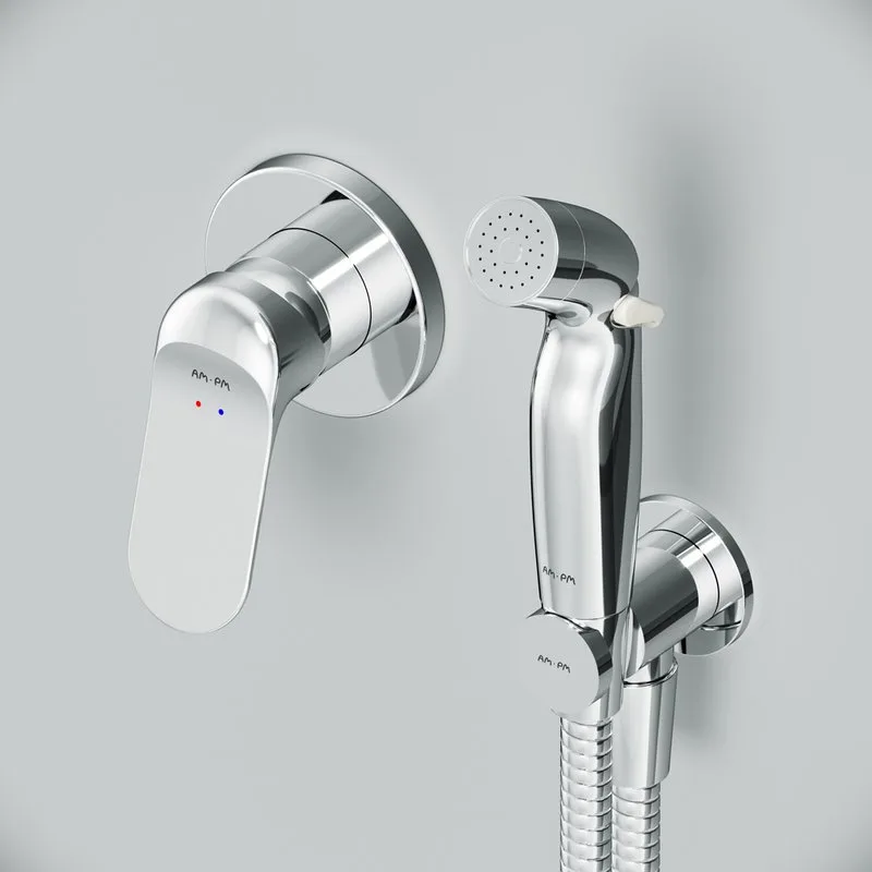 Гигиенический душ AM.PM Sunny F40H85C00 С ВНУТРЕННЕЙ ЧАСТЬЮ, хром Sancos — официальный сайт