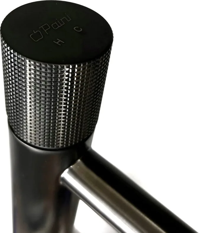 Смеситель для раковины Paini Cox Grip 7GPZ205OLL черный брашированный Sancos — официальный сайт