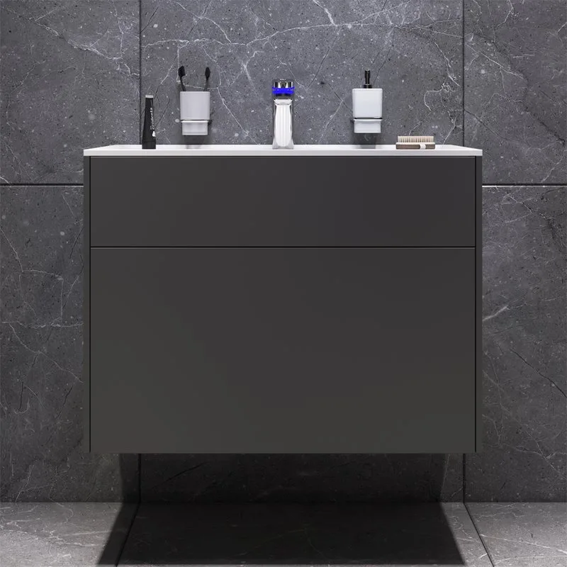 Тумба под раковину без столешницы AM.PM Inspire V2.0 80 графит матовый Sancos — официальный сайт