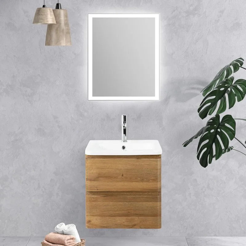 Тумба под раковину без столешницы BelBagno Albano-Cer 50 подвесная, rovere rustico Sancos — официальный сайт