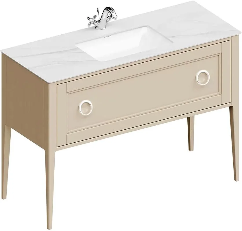 Тумба под раковину без столешницы KERAMA MARAZZI Plaza Classic Neo 120 капучино матовый Sancos — официальный сайт