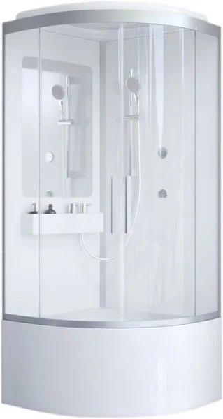 Душевая кабина AM.PM Like W80C-019A-090MTA с высоким поддоном, с сиденьем