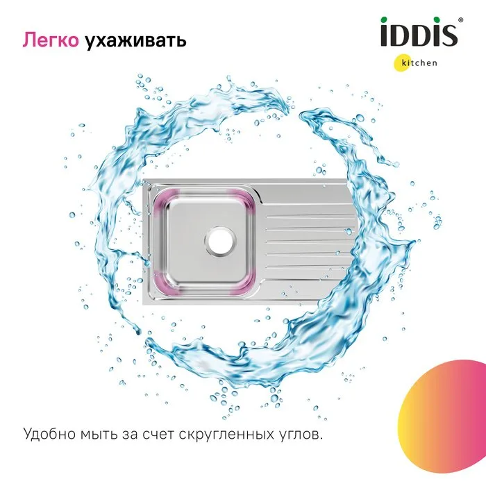 Мойка кухонная IDDIS Sound SND78SDi77 Sancos — официальный сайт