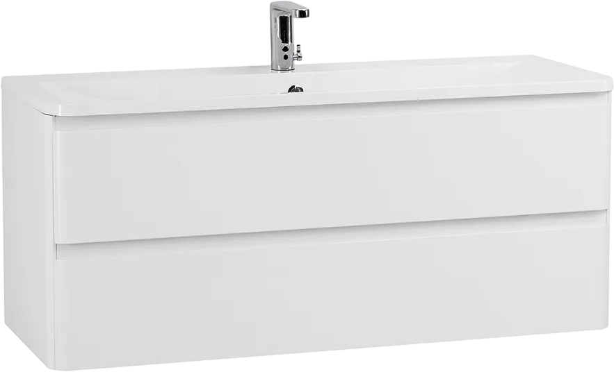 Тумба под раковину без столешницы BelBagno Albano 120 подвесная, bianco lucido Sancos — официальный сайт