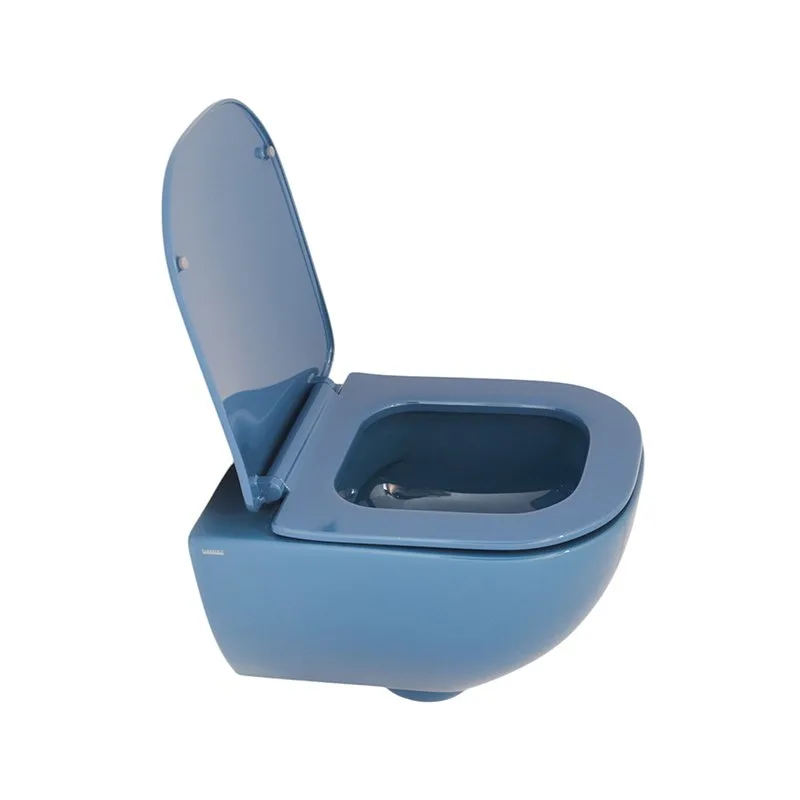 Унитаз подвесной Plumberia Selection Ixo ceramica KIT XO5000BD Slim безободковый, с микролифтом, гля Sancos — официальный сайт