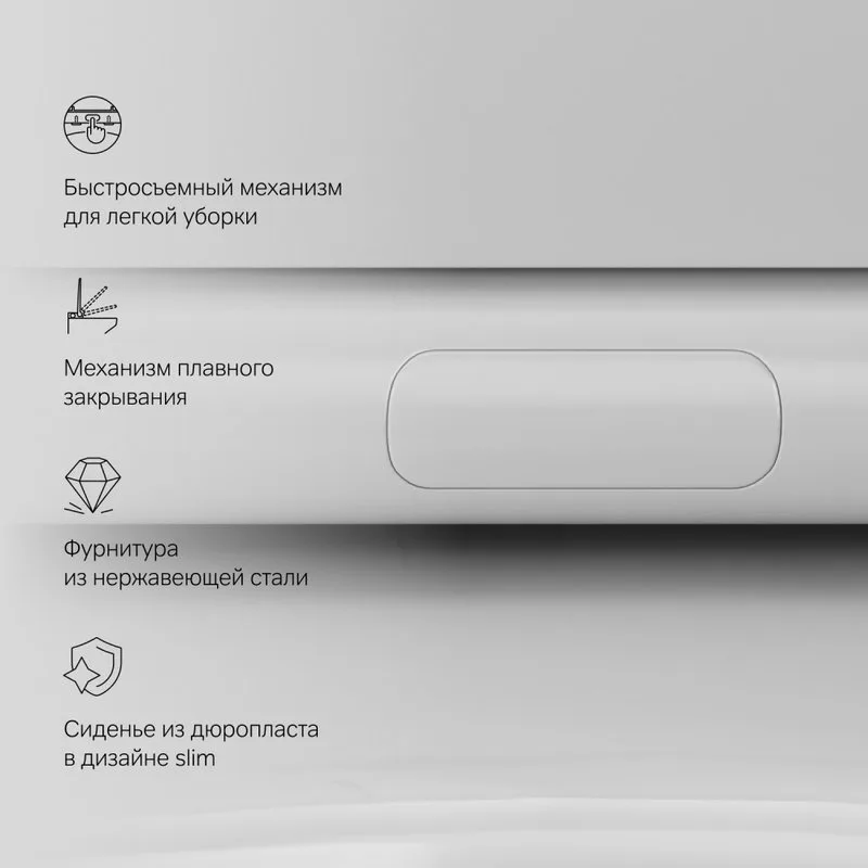Унитаз подвесной AM.PM Like C801900SC Sancos — официальный сайт