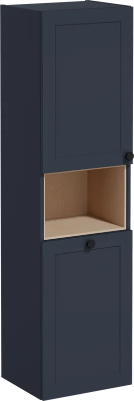 Шкаф-пенал для ванной VitrA Root Classic 40 L, с бельевой корзиной, темно-синий Sancos — официальный сайт