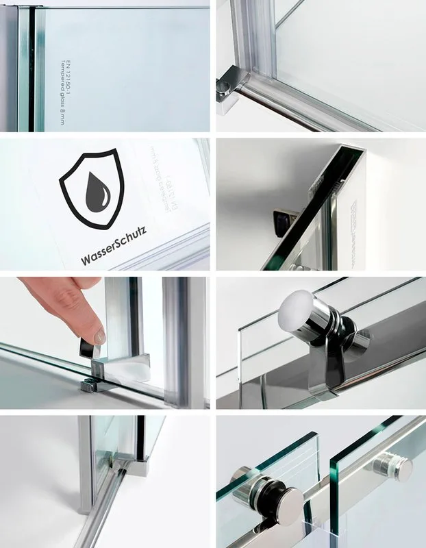 Душевая дверь в нишу Wasserkraft Dinkel 58R31 140 см Sancos — официальный сайт