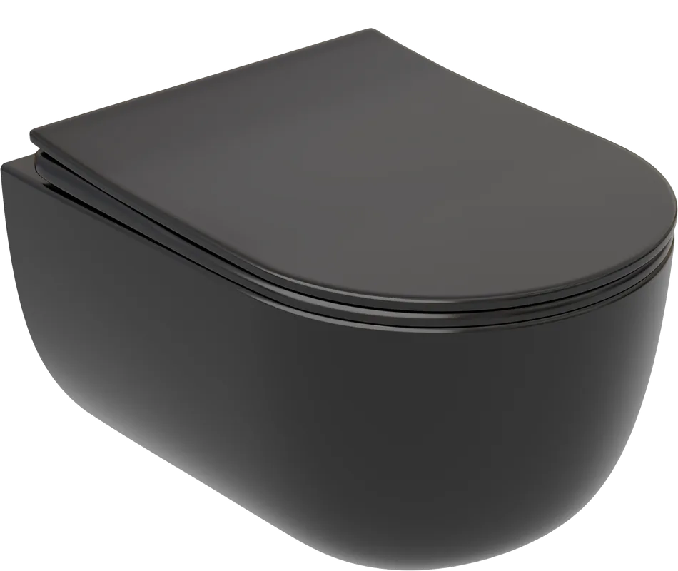 Унитаз подвесной Ceramicanova Modena Rimless CN6063MB Sancos — официальный сайт