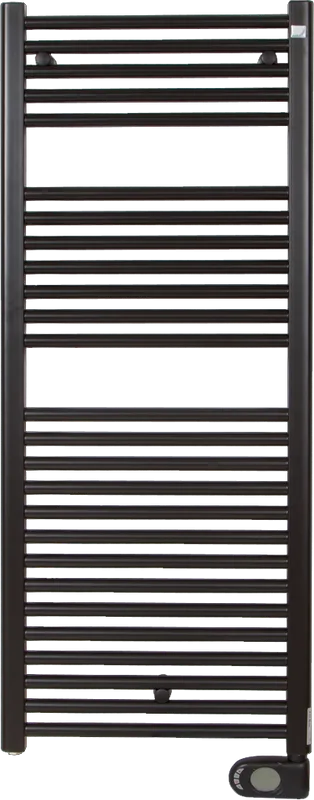 Полотенцесушитель электрический Zehnder Aura PBEBZ-120-050/MQ RAL 9005 matt 120x50 черный Sancos — официальный сайт
