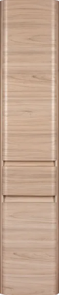 Шкаф-пенал для ванной Style Line Атлантика 35 Люкс Plus, R, с бельевой корзиной, ясень перламутр