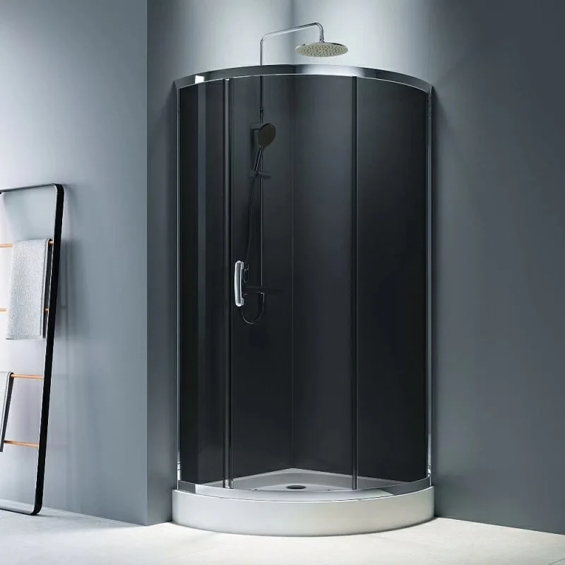 Душевой уголок AM.PM Like W83UG-315-090CG 90x90 профиль хром, стекло тонированное Sancos — официальный сайт
