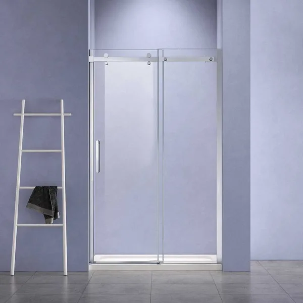 Душевая дверь в нишу Vincea Como-N VDS-4CN160CL 160 см, профиль хром, стекло прозрачное