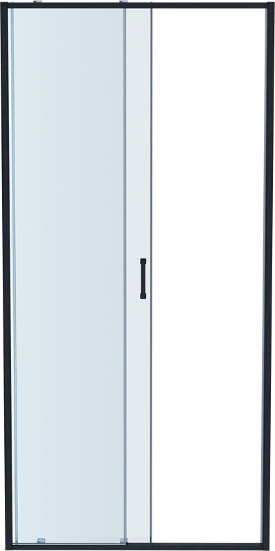 Душевая дверь в нишу AQUATEK AQ ARI RA 10020BL 100 см, профиль черный матовый Sancos — официальный сайт