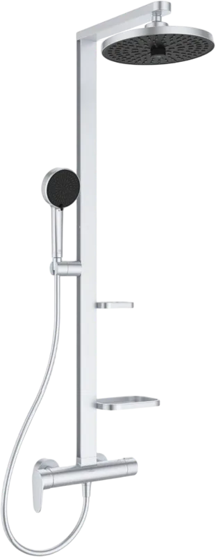 Душевая стойка Ideal Standard Alu+ BD584SI, silver Sancos — официальный сайт