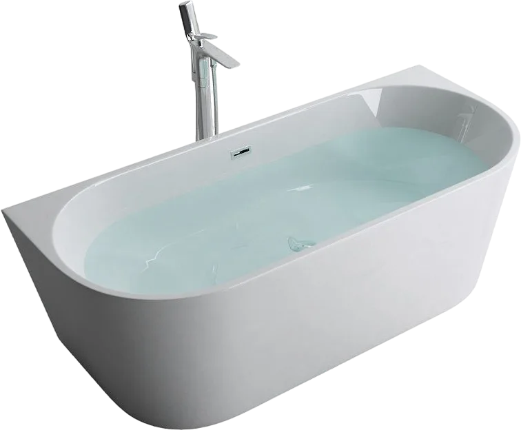 Акриловая ванна Art&Max AM-519-1700-750 170x75 см, отдельностоящая, белая, овальная Sancos — официальный сайт