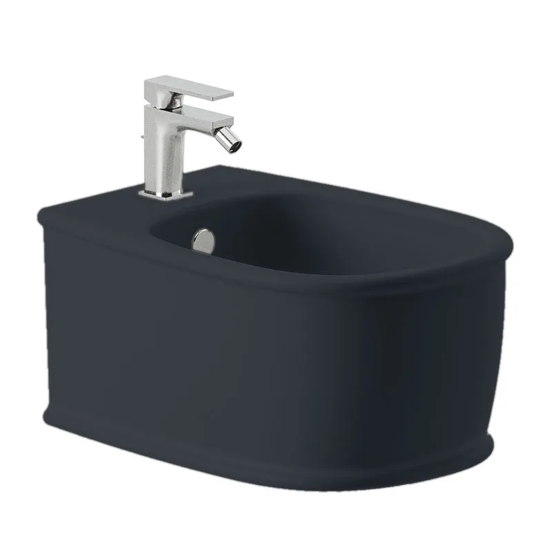 Биде подвесное ArtCeram Atelier ATB001 17 00, черный матовый Sancos — официальный сайт