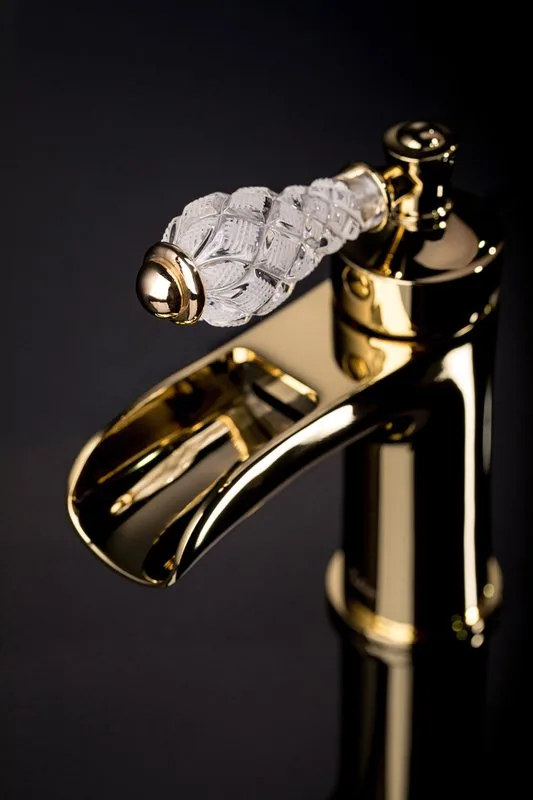 Смеситель для раковины Boheme Vogue Crystal 211-CRST Sancos — официальный сайт