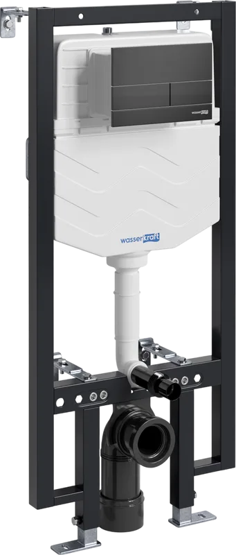 Система инсталляции для унитазов Wasserkraft Vils 56TLT.010.ME.MB04, с кнопкой смыва матовой черной Sancos — официальный сайт