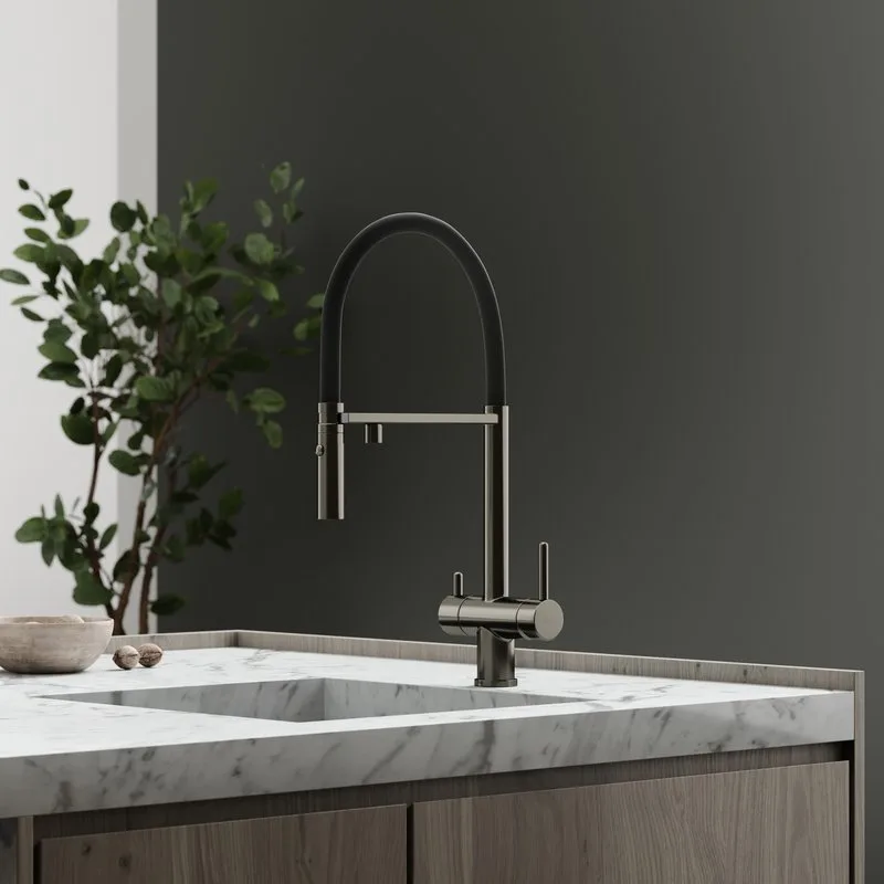 Смеситель для кухни Sancos Imola SC4010GG под фильтр, вороненая сталь Sancos — официальный сайт