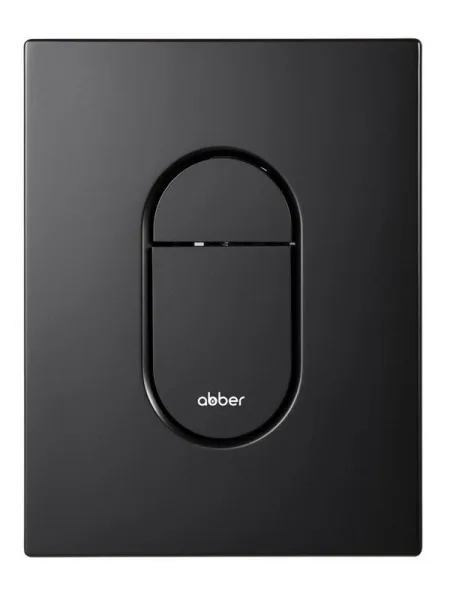 Кнопка смыва для инсталляции Abber AC0124MB АБС-пластик, цвет матовый черный