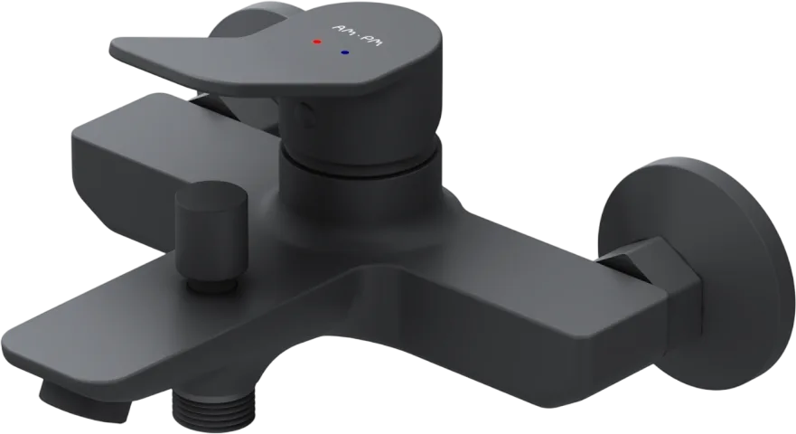 Смеситель для ванны с душем AM.PM X-Joy F85A10022, черный Sancos — официальный сайт