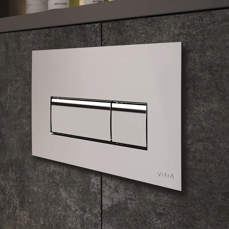 Кнопка смыва VitrA Root Square 740-2380 хром Sancos — официальный сайт