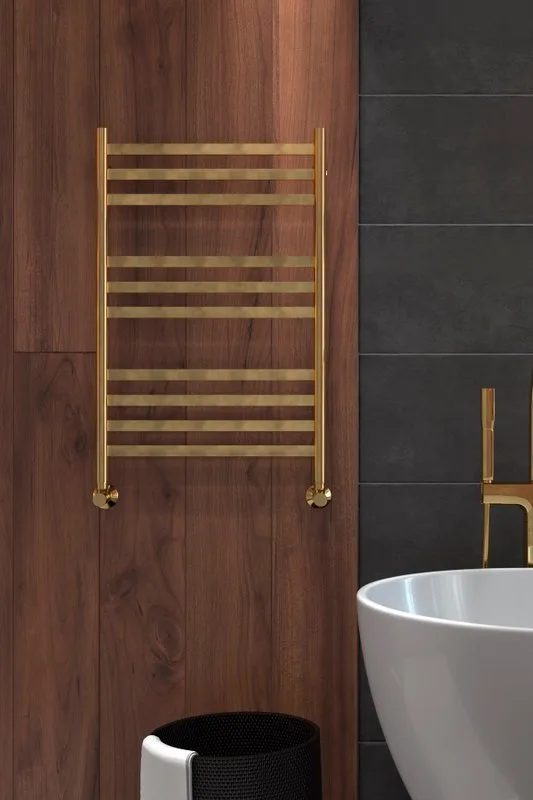 Полотенцесушитель водяной Indigo Slim LSLW80-50GDK3, золотой Sancos — официальный сайт
