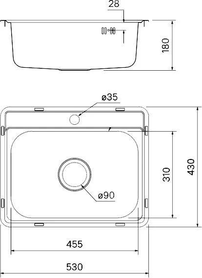 Мойка кухонная IDDIS Basic BBAS53P0i77 Sancos — официальный сайт