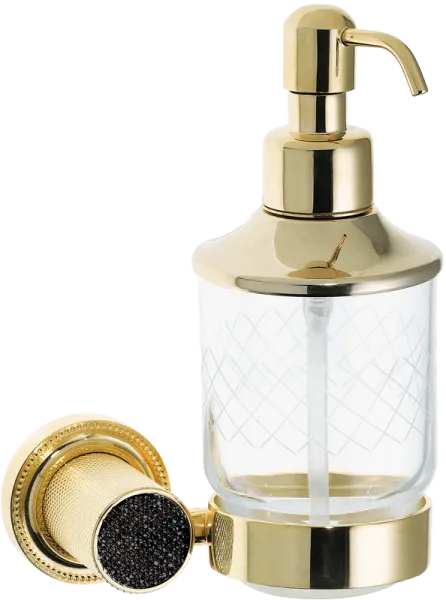 Дозатор Boheme Royal Cristal Black Gold подвесной