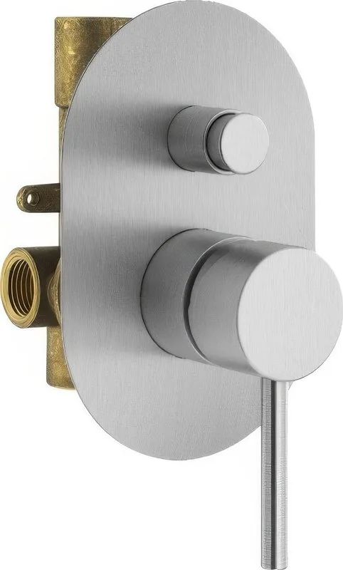 Встраиваемый смеситель Plumberia Selection Ixo KIT1001CS С ВНУТРЕННЕЙ ЧАСТЬЮ, браши Sancos — официальный сайт