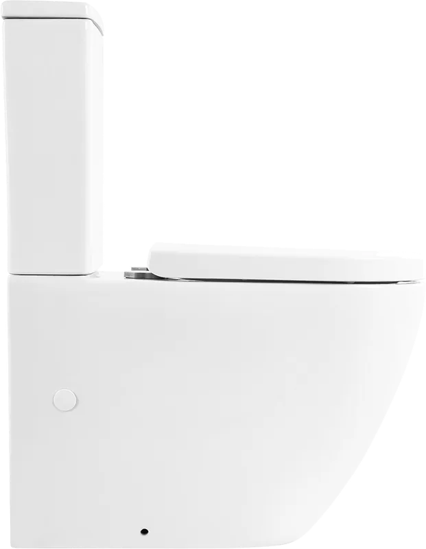 Унитаз-компакт напольный BelBagno Sfera-r BB2141CPR BB105SC с микролифтом, безободковый, глянцевый б Sancos — официальный сайт