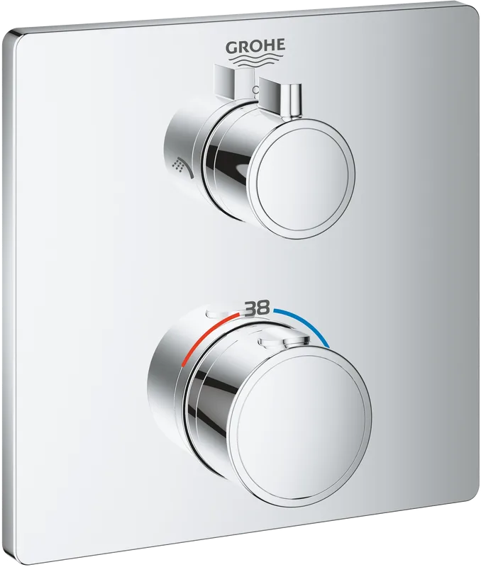 Термостатический смеситель встраиваемый Grohe Grohtherm 24079000 для душа Sancos — официальный сайт