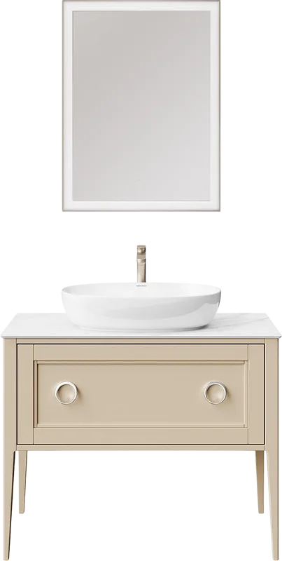 Тумба под раковину без столешницы KERAMA MARAZZI Plaza Classic Neo 100 напольная, капучино матовая Sancos — официальный сайт