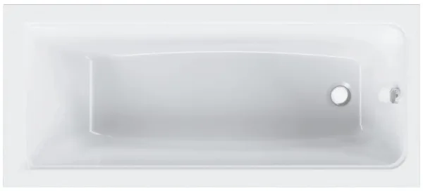 Акриловая ванна AM.PM Gem W90A-170-075W-A без опоры 170x75 см, пристенная, белая