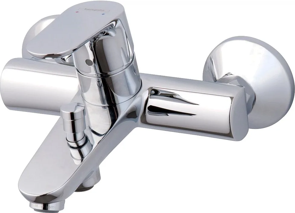 Смеситель для ванны с душем Hansgrohe Focus E2 31940000, + Душевой гарнитур Hansgrohe Crometta 100 M Sancos — официальный сайт