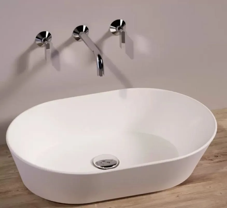 Накладная раковина Simas Wave WA02 bi*0 60x42 см Sancos — официальный сайт