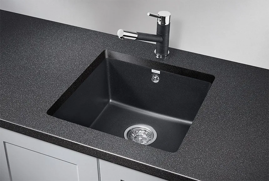 Мойка кухонная Granula 4451, шварц Sancos — официальный сайт