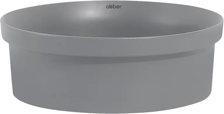 Накладная раковина Abber Bequem AC2103MG матовая серая Sancos — официальный сайт