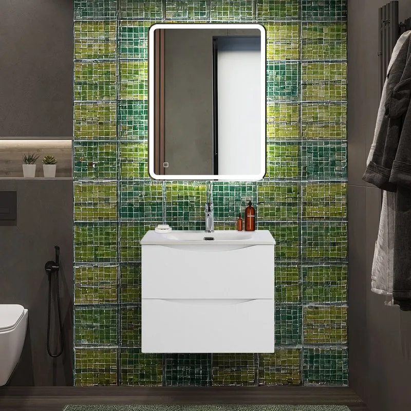 Тумба под раковину без столешницы BelBagno Marino-cer-n 60 подвесная, bianco opaco Sancos — официальный сайт