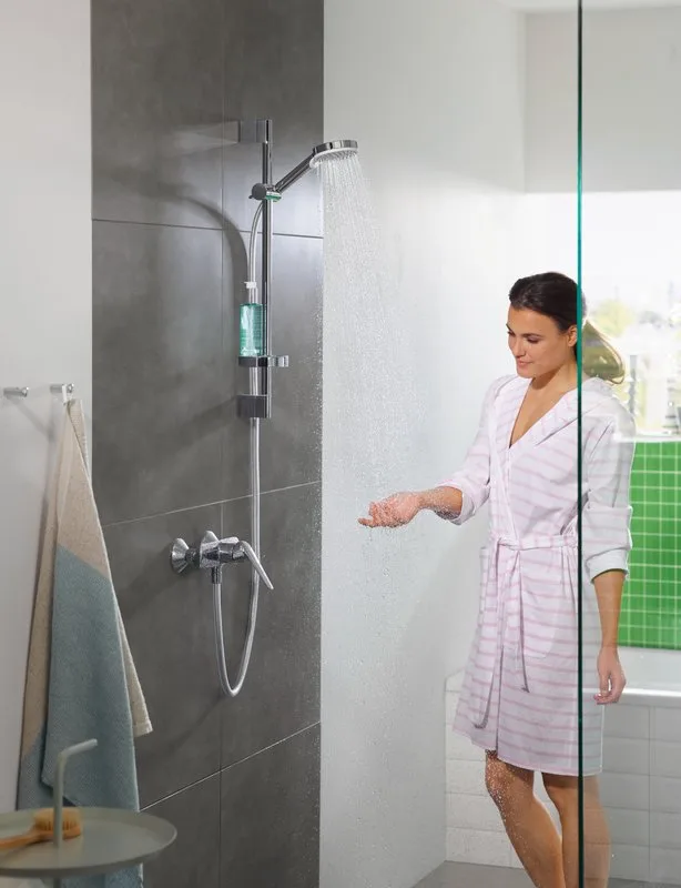 Душевой гарнитур Hansgrohe Crometta Vario 650 26553400, с мыльницей Sancos — официальный сайт