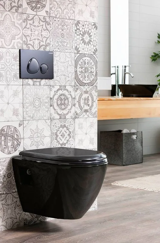 Кнопка смыва Creavit Spa GP7002.02 черная Sancos — официальный сайт