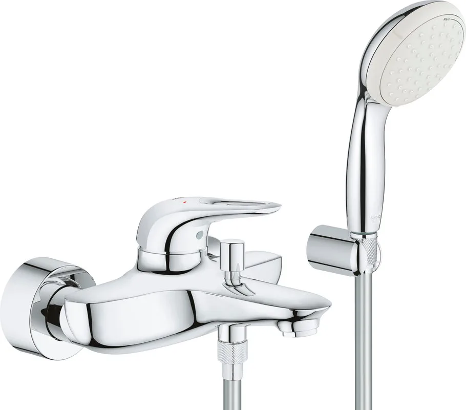 Смеситель для ванны с душем Grohe Eurostyle 3359230A Sancos — официальный сайт