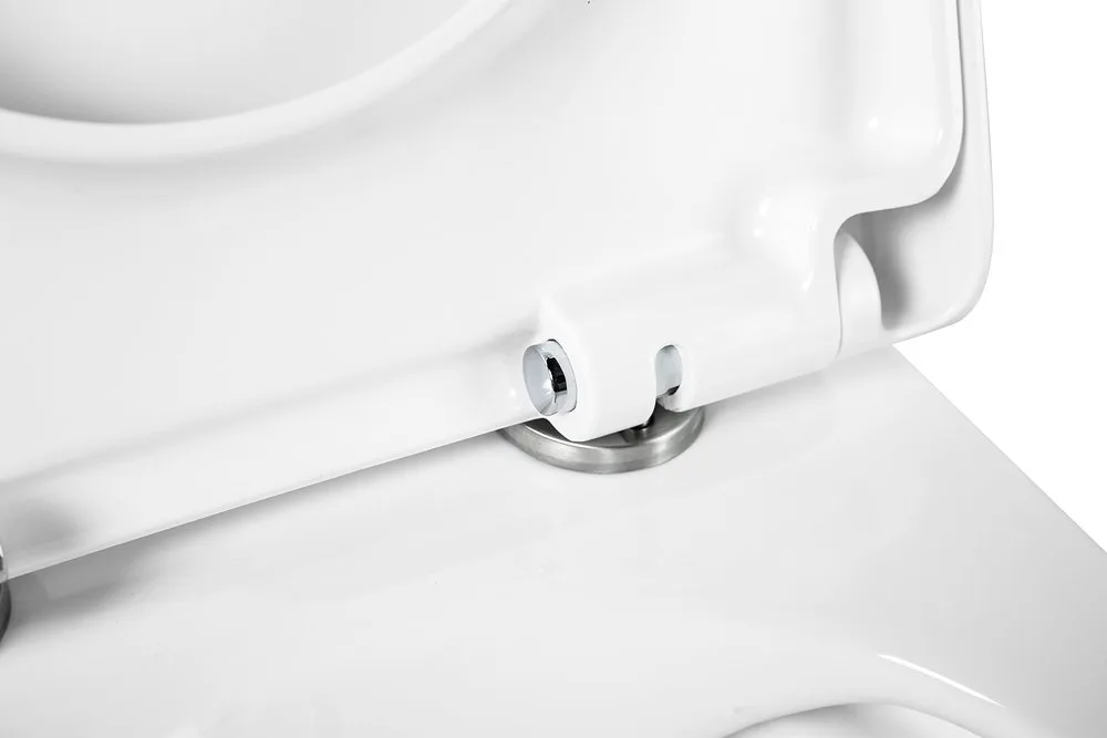 Унитаз подвесной BelBagno Flay-r BB053CHR BB105SC с микролифтом, безободковый, глянцевый белый Sancos — официальный сайт